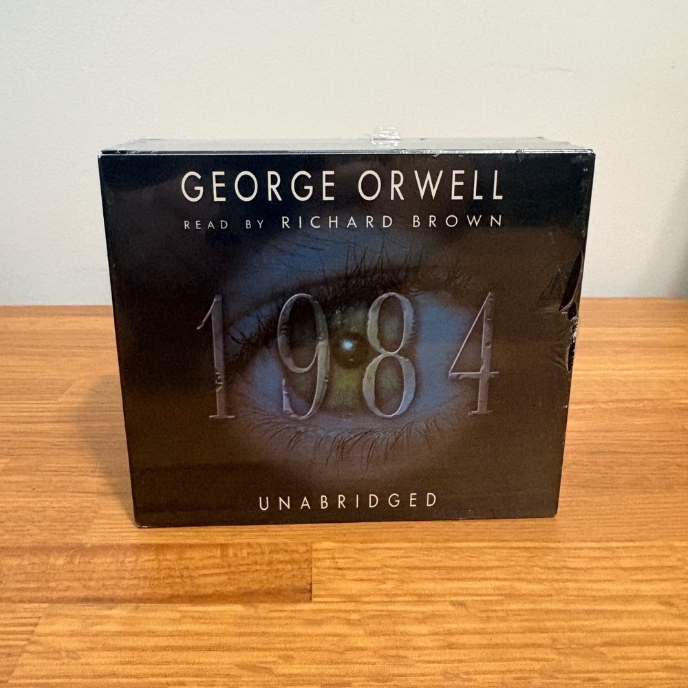 1984 George Orwell Audiobook 9 CDs Unabridged Blackstone Audiobooks New